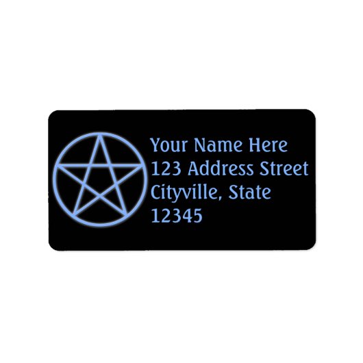 Falln Pagan Pentacle Etiket (Voorkant)