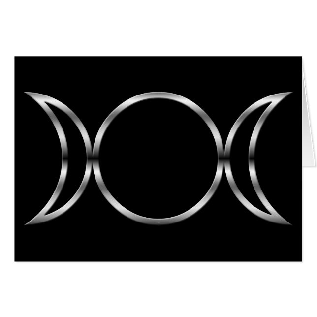Falln Pagan Triple Goddess Symbol (Voorkant Horizontaal)