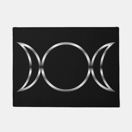 Falln Pagan Triple Goddess Symbol Deurmat (Voorkant)