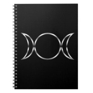 Falln Pagan Triple Goddess Symbol Notitieboek