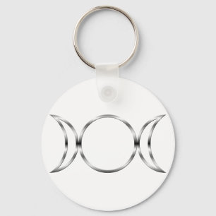 Falln Pagan Triple Goddess Symbol Sleutelhanger