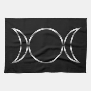 Falln Pagan Triple Goddess Symbol Theedoek