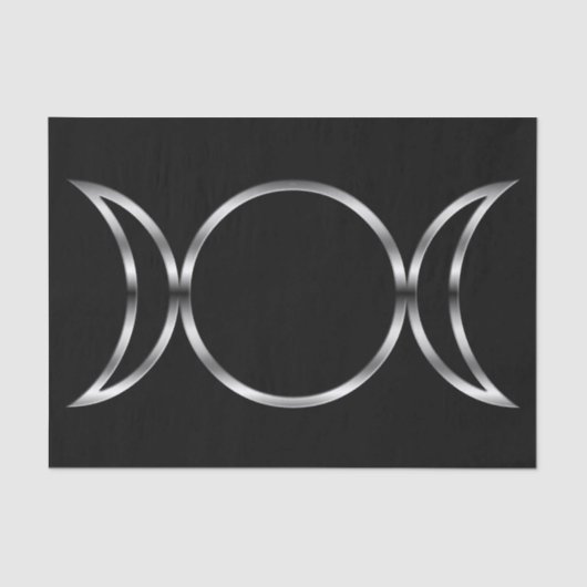 Falln Pagan Triple Goddess Symbol Tissuepapier (Voorkant)