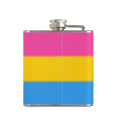 Falln Pansexual Pride Flag Heupfles (Achterkant)