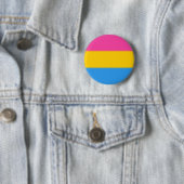 Falln Pansexual Pride Flag Ronde Button 5,7 Cm (In situ)