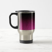 Falln Pink & Black Glitter Gradiënt Reisbeker (Links)