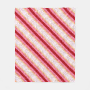 Falln Pink Sakura Sunrise Fleece Deken