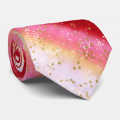 Falln Pink Sakura Sunrise Stropdas (Opgerold)