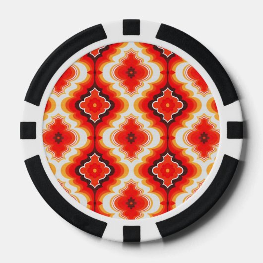 Falln Psychedelic Sunset Pokerchips (Voorkant)