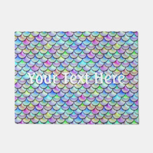Falln Rainbow Bubble Mermaid Scales Deurmat