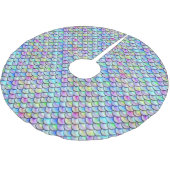 Falln Rainbow Bubble Mermaid Scales Kerstboom Rok (Gekanteld)