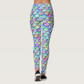 Falln Rainbow Bubble Mermaid Scales Leggings (Achterkant)