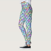 Falln Rainbow Bubble Mermaid Scales Leggings (Links)