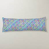 Falln Rainbow Bubble Mermaid Scales Lichaamskussen (Achterkant)