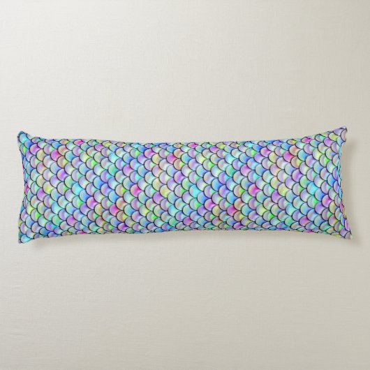Falln Rainbow Bubble Mermaid Scales Lichaamskussen (Achterkant)