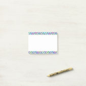 Falln Rainbow Bubble Mermaid Scales Post-it® Notes (Op bureau)