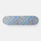 Falln Rainbow Bubble Mermaid Scales Skateboard (Horizontaal)