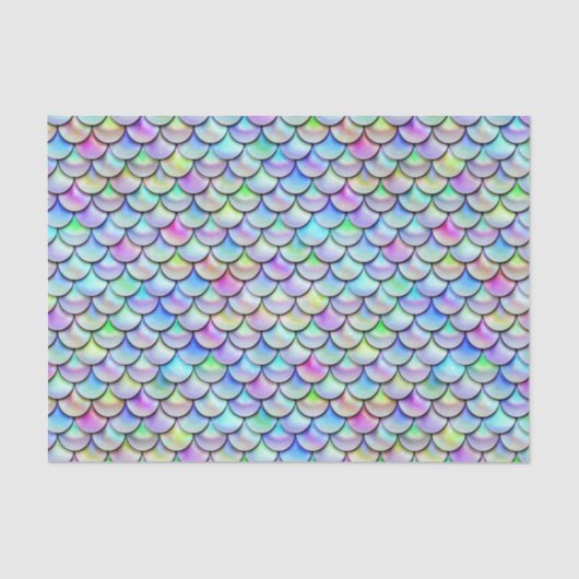 Falln Rainbow Bubble Mermaid Scales Tissuepapier (Voorkant)