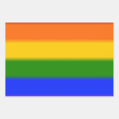 Falln Rainbow Gay Pride Flag Inpakpapier Vel (Voorkant 2)