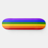 Falln Rainbow Gay Pride Flag Skateboard (Horizontaal)