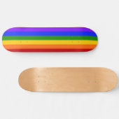 Falln Rainbow Gay Pride Flag Skateboard (Horizontaal)