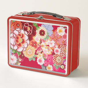 Falln Red Floral Burst