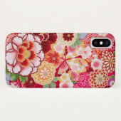 Falln Red Floral Burst Case-Mate iPhone Case (Achterkant (horizontaal))