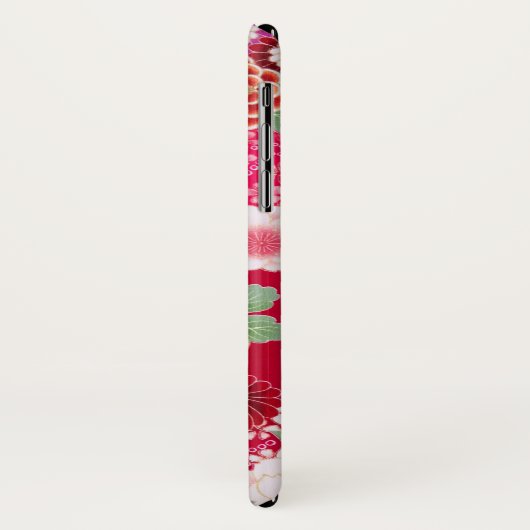 Falln Red Floral Burst Case-Mate iPhone Case (Achterkant/links)