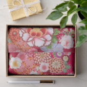 Falln Red Floral Burst Tissuepapier (Geschenk)