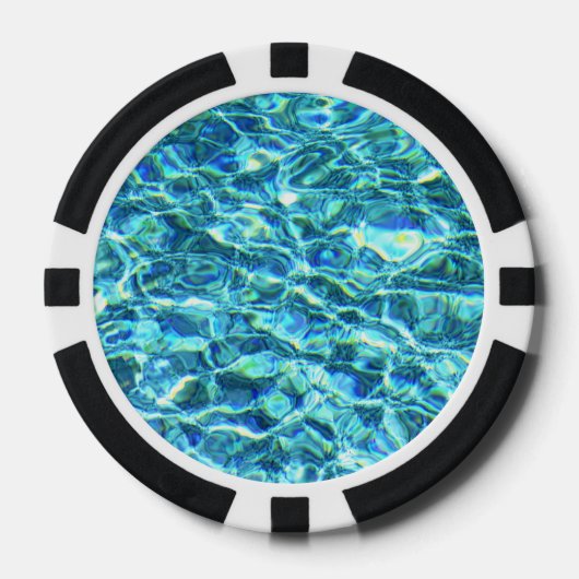 Falln Shimmering Water Pokerchips (Voorkant)