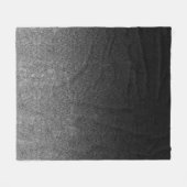 Falln Silver en Black Glitter Gradient Fleece Deken (Voorkant (Horizontaal))