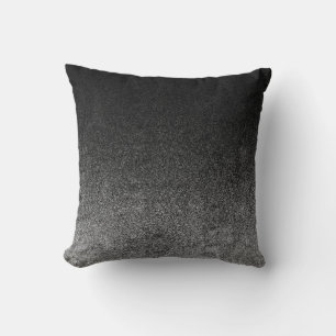 Falln Silver en Black Glitter Gradient Kussen