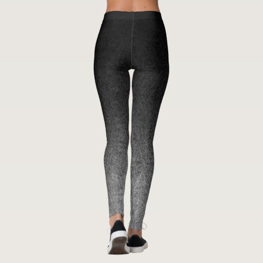 Falln Silver en Black Glitter Gradient Leggings (Achterkant)