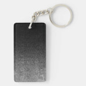 Falln Silver en Black Glitter Gradient Sleutelhanger (achterkant)