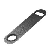 Falln Silver en Black Glitter Gradient Speed Flessenopener (Achterkant Gekanteld)