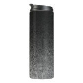 Falln Silver en Black Glitter Gradient Thermosbeker (Geroteerd rechts)