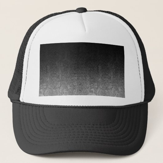 Falln Silver en Black Glitter Gradient Trucker Pet (Voorkant)