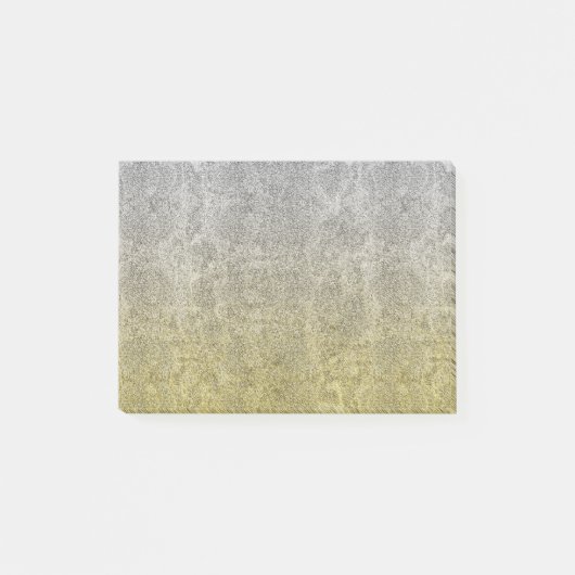 Falln Silver & Gold Glitter Gradient Post-it® Notes (Voorkant)