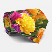 Falln Sunset Floral Stropdas (Opgerold)