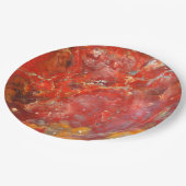 Falln Sunset Splatter Stones Papieren Bordje (Gekanteld)