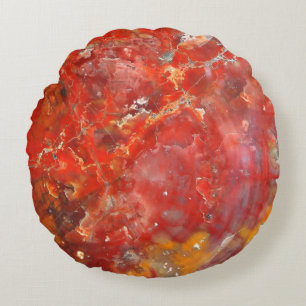 Falln Sunset Splatter Stones Rond Kussen