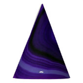 Falln Swirled Paars Geode Feesthoedjes (Links)