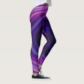 Falln Swirled Paars Geode Leggings (Rechts)