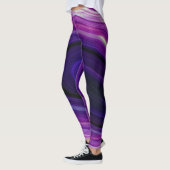 Falln Swirled Paars Geode Leggings (Links)
