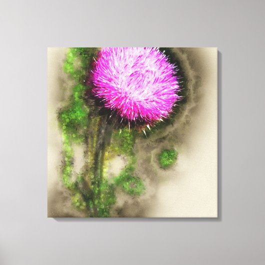 Falln Thistle Magic Canvas Afdruk (Voorkant)