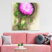 Falln Thistle Magic Canvas Afdruk (Insitu (Woonkamer))