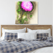 Falln Thistle Magic Canvas Afdruk (Insitu (Slaapkamer))