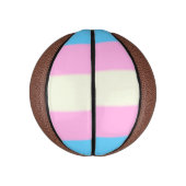 Falln Transgender Pride Flag Basketbal (Verticaal)