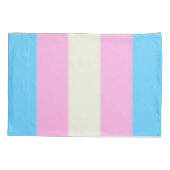 Falln Transgender Pride Flag Kussensloop (Achterkant)
