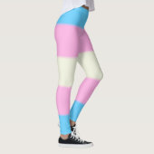 Falln Transgender Pride Flag Leggings (Rechts)